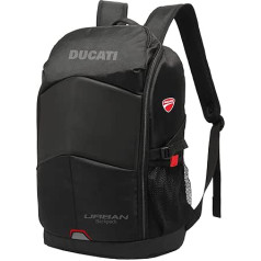DUCATI, Urban Bicycle and Scooter Sports Backpack for Adults, Black, One Size, black, Urban