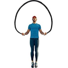 LKZL 3 m Battle Jump Rope, 25 mm Fitness Heavy Exercise Rope, Weighted Battle Jump Ropes for Workout, Strength Building, Muscle Training, Improve Strength