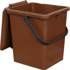Organic Bucket 10 L Brown
