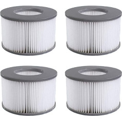 Mscomft Replacement Filter for MSPA Whirlpool Replacement Filter Cartridge Water Filter, Filter for Hot Submarines and Spa, for Inflatable Pools - Water Filter Model from 2020 (4 Pieces)