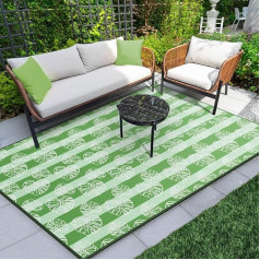 ROMROL Outdoor Rug 5x8ft Plastic Straw Reversible Mats Area Rug Decor Waterproof Portable Camping Mat and Indoor Outdoor RV Patio Picnic