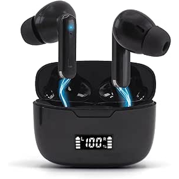 DCB SOUND Bluetooth Headphones 5.3 Bluetooth Earphones with 4 MIC HD Headphones New 2023 Sports Wireless Headphones with Improved Bass Earbuds Immersive Sound Bluetooth Headphones 36H