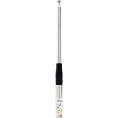 HYSHIKRA 130cm BNC Telescopic CB Radio Aerial Antenna Compatible with Cobra Midland Uniden Handheld 27MHz 2 Way Radio