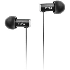 final E2000 Geräuschisolierender In-Ear Kopfhörer - Aluminium Schwarz