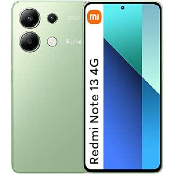 Xiaomi Redmi Note 13 4G Unlocked Smartohone 6+128GB 6.67 Inch 120Hz AMOLED Display 108MP Triple Camera Snapdragon 685 Processor 5000mAh Battery 33W Fast Charging (Green)