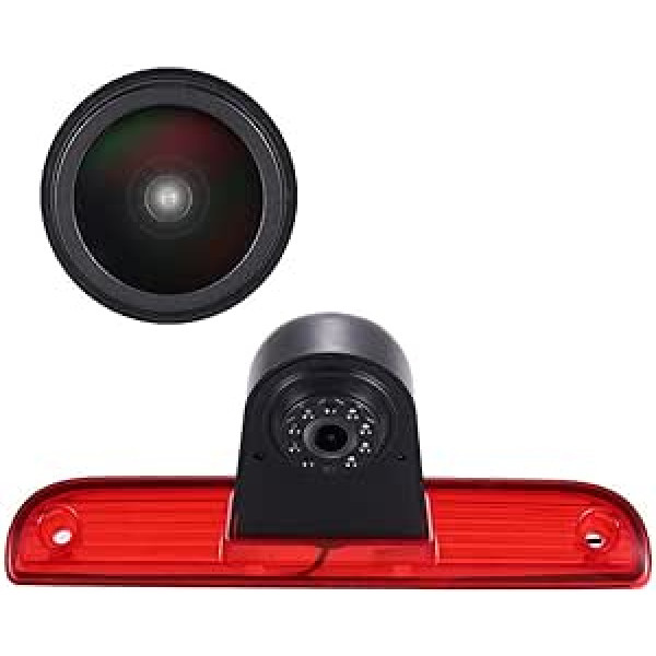 Transporter 1280X720 Pixel 3rd Brake Light Reversing Camera Waterproof Night Vision Camera for Van Fiat Ducato X250 X290 Bus Box/Peugeot Boxter/Citroen Jumper