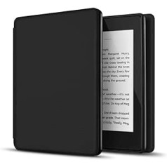 TNP Hülle für Kindle Paperwhite 10. Generation 2018 Modell PQ94WIF, Kindle Case für Amazon Kindle Paperwhite 6-Zoll, mit Auto Einschlafen/Aufwachen Funktion, superleichte Hülle, Schwarz