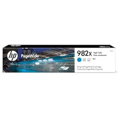 HP 982x (T0B27A) Original Tintenpatrone mit hoher Reichweite für PageWide Drucker, Cyan