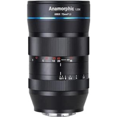 SIRUI 75 mm F1.8 1.33X APS-C Anamorphotic Prime Lens Lenses (EFM Mount, Not EF Mount)