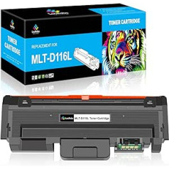 LeciRoba MLT-D116L for D116L D116S Toner for Samsung SL-M2625d M2626D M2675F M2675FN M2676N M2676FH M2825ND M2825DW M2825FD M2826ND M2835DW M2875M2FW M2875FD M2875nd M2876HN M2885fw Printer (1 Black)