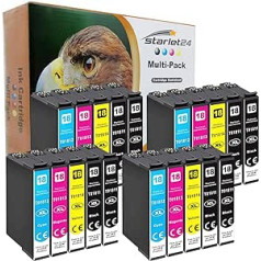 Starlet24 18XL 18 Multipack Compatible Replacement for Epson 18XL 18 Printer Cartridges for Epson Epson XP-305 XP-215 XP-225 XP-412 XP-422 XP-325 XP-312 XP-315 XP-205 XP-415 XP-425 Printers, Pack of