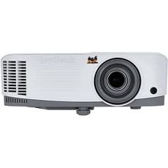 Viewsonic PG603X Business DLP Projektor (XGA, 3.600 ANSI Lumen, HDMI, USB, 10 Watt Lautsprecher, 1.1x optischer Zoom) Weiß-Grau