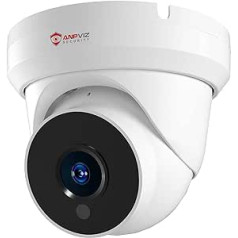 Anpviz 4MP PoE IP Dome Camera with Mic/Audio, 30 m IR Night Vision, PoE Surveillance Camera, Motion Detection, Metal Housing, IP66 Waterproof, Remote Access, NFS and NVR Memory, No Snapshot