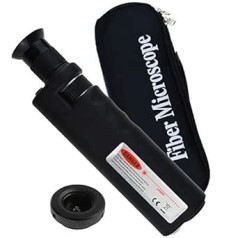 400X Lichtoptischer Hand-Mikroskopprüfer für Koaxialkabel einschließlich 2,5 mm und 1,25 mm Adapter