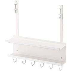 Yamazaki 5461 SMART Under-Table Cable & Router Organiser, White, Steel, Minimalist Design