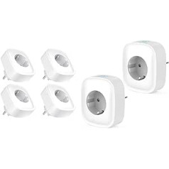 Usmart Smart WiFi Socket 16A, Alexa Socket Pack of 4 & Smart WiFi Socket 16A, Alexa Socket 2 Packs, Smart Home Plug Compatible with Alexa Google Home, App Remote Control