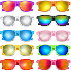 Morcheiong 10/20/40pcs Neon Party Sunglasses Unisex Retro Style Party Supplies Birthday Beach Pool Party Supplies 10 Colors