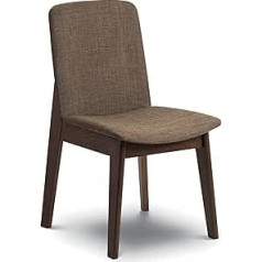 Julian Bowen Kensington Dining Chair, Set of 2, Walnut