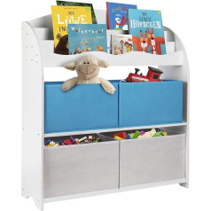 Onvaya ® Children's Shelf | Organiser | Toy Shelf with Boxes