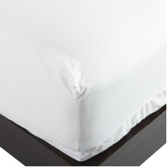 National Allergy Allersoft Matratzenschoner, 100% Baumwolle, milben- und allergikerfreundlich Voll 40,64 cm (16 Zoll) Full weiß