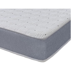 Extreme Comfort Ltd Comfort ltd Grey Sublime Hybrid Double Sprung Mattress with Memory Fibre Layer, 54