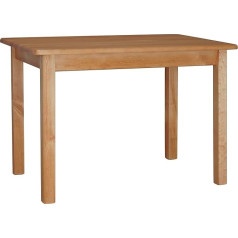 K Koma Koma Dining Table Kitchen Table Solid Pine Restaurant 70 x 100 cm Alder Colour