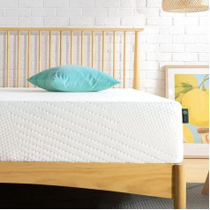 Zinus Green Tea Memory Foam Mattress, White, 90 x 190 cm
