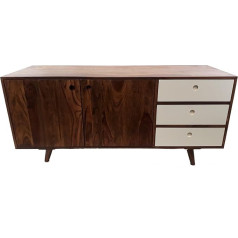 Freudenhaus Sideboard Retro Oslo Chest of Drawers Sheesham Solid Wood
