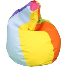 Happers Faux Leather Indoor Bean Bag Pear Colourful XL