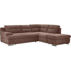 Mivano Corner Sofa Coast - Large L-shaped Sofa Bed with Ottoman Left