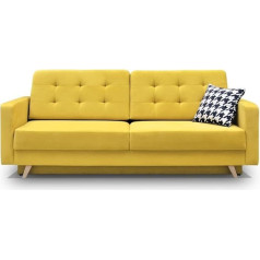 Meublo Carla Sofa Bed, Tilting Sofa with Sleeping Function, Folding Sofa Bed Function with Bed Box, Couch Sofa Set