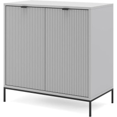 Vicco Eliza Sideboard Grey 80 x 81.2 cm with 2 Doors