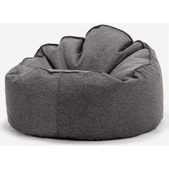 Lounge Pug , 'Mini-Mammoth' Interalli Bean Bag Chair Grey Wool