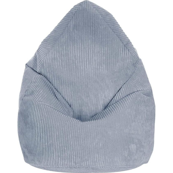 Dreamroots Children's Bean Bag 80 x 80 x 120 cm - Bean Bag Cord - Bean Bag Chair - Bean Bag with Backrest and Cover - Seat Cushion Base - Chill Bag - Bubibag Bean Bag - Bean Bag with Filling