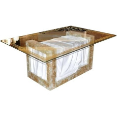 Dbhfgjmn Entrance Area Console Table Sofa Coffee Table Glass Table Living Room Table Series Meander Pattern Designer Table