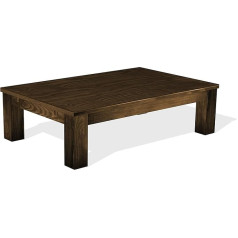 B.r.a.s.i.l.-Möbel Brasilmöbel Rio Classico Coffee Table 140 x 90 cm Antique Oak Living Room Table Solid Pine Wood Bar Table Side Table Real Wood Choice of Sizes and Colours