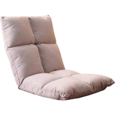 Vejia Lazy Sofa, Boden-Gaming-Sofa, Stuhl, Liege, verstellbares Schlafsofa, Couch, Liege, Khaki, 52 cm x 55 cm x 55 cm