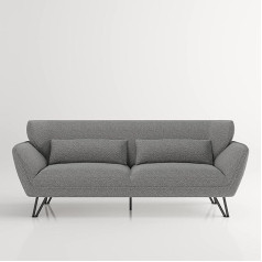 Phoenix Safe Phoenix Group Medina 3 Seater Sofa Grey