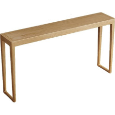Generic Konsolentische aus massivem Holz für den Flur, hoher Flurtisch, Eingangstische, rechteckige Lange Beistelltische für Wohnzimmer, Hotel, Studio, Konsolentisch