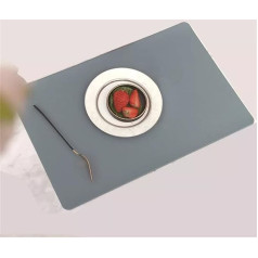 ‎Temkin Tischsets-Set, Esstischmatten, Set mit 6 Leder-Tischsets, Tischsets, ölbeständige, isolierte Tischsets, Untersetzer für die Dekoration von Küchenteller-Matten (Farbe: B, Größe: 45 x 30 cm) (Farbe: C)