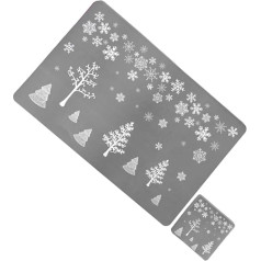 Tidtaleo 12-teiliges Set Tischsets Untersetzer Für Absorbierende Getränke Desktop-dekor Weihnachtstischmatte Weihnachts-essmatte Kinderschals Getränkeuntersetzer Drucken Schmücken