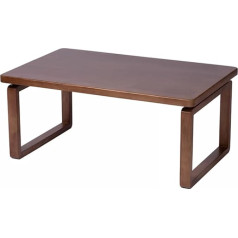 Klappbarer Holztisch Balkon-Teetisch Wohnzimmer-Couchtisch Tragbarer Kleiner Tisch Klappbarer Niedriger Esstisch (S : 80x50x35cm)