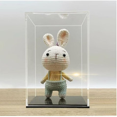 Chewyz Acrylic Display Case Toy Display Cases for Collectibles Large Clear Stackable Acrylic Memorabilia Boxes 10 15 20 25 30 35 40 45 50 55 60 65 70 cm Assemble Dust-Proof Figures Display Case (Size : 30 x