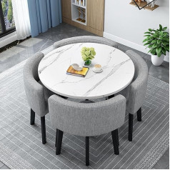 Ffhyx Büro-Empfangsraum, Clubtisch und Stuhl-Set, kleiner Konferenzraumtisch, Teehaus, Café, Dessertladen, Verhandlungsraum, Empfangsraum, Restaurant, Bar, Terrasse, Hotel (Farbe: Orange) (Farbe: hell)
