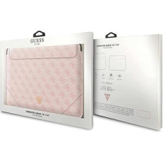 Guess GUCS14P4TP Sleeves 13/14 Inch Pink 4G Uptown Triangle Logo, 3XS-XL