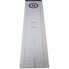 Gamesson Unisex Shuffle Board and Curling Game (White)