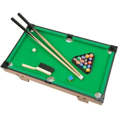 Mini Pool Table, Premium Tabletop Billiards Mini Snooker Game Set, Includes Balls, Cues, and Rack Pool, Sport Bank Shot Family Playing Arcade Table Games