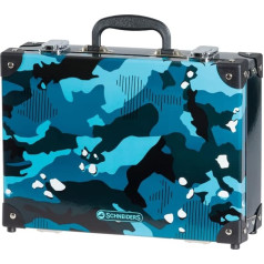 Schneiders Jungle 49527-064 Children's Suitcase, Approx. 24 x 33 x 10.5 cm, with Carry Handle and 2 Metal Clasps, for Storing Craft Supplies, for Playing and Travelling