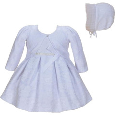 Cinda Baby Girl Lace Christening Party Dress with Hat