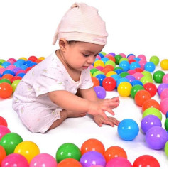 Tianbi 200 Pcs/Set 2.1 Inch Soft Plastic Baby Kids Floating Toys Water Pool Ball Outdoor Swimming Pool Trampoline Toy